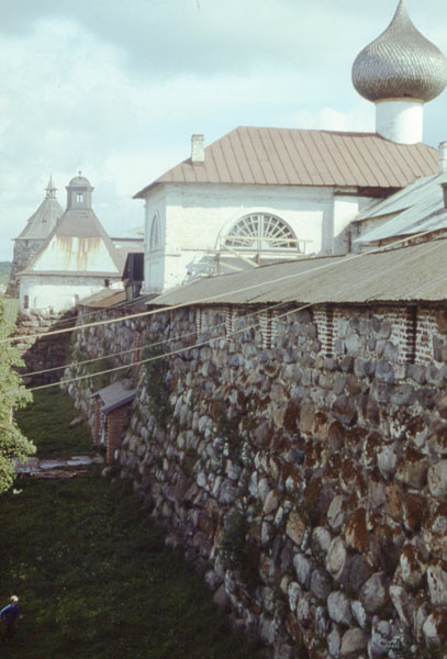 Соловки. 1986 год.Соловецкая стена